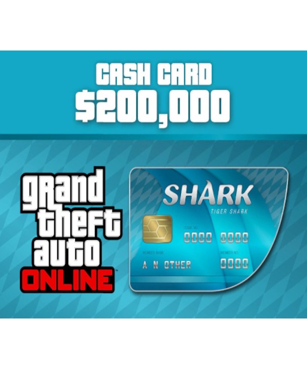 Grand Theft Auto Online - $200,000 Tiger Shark Cash Card Xbox One Xbox One Key 
